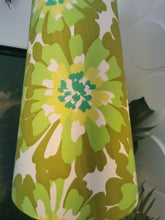 Load image into Gallery viewer, Conical vintage recycled fabric lampshade, MARGOT
