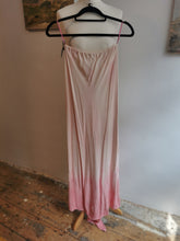 Load image into Gallery viewer, Pink ombre silk long skirt, size 10
