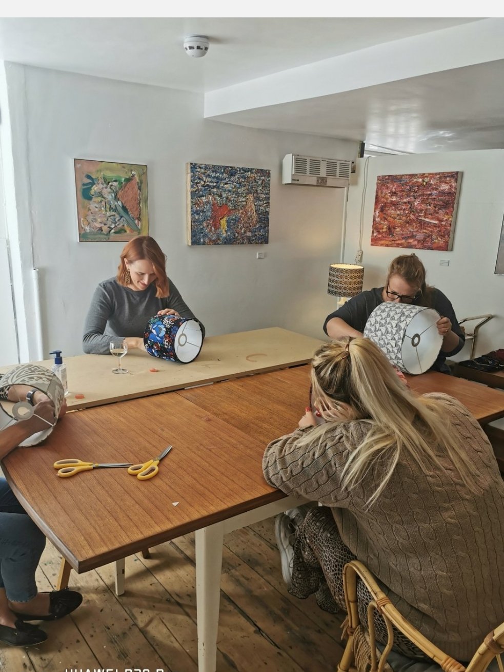 GROUP lampshade Workshop.